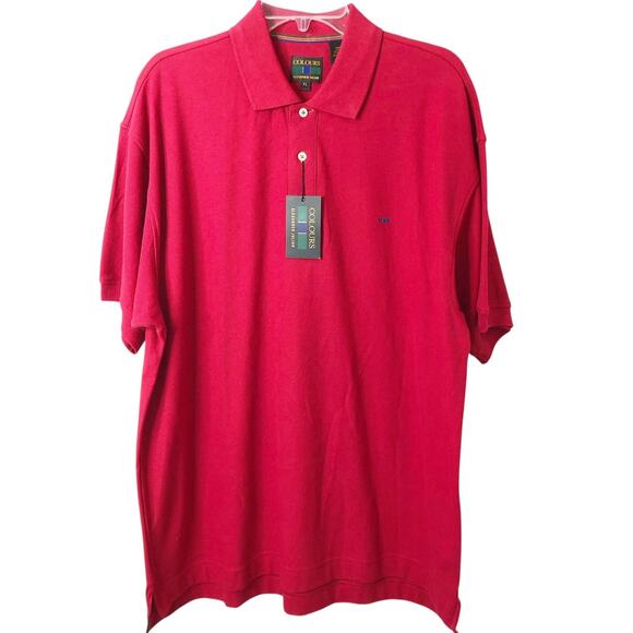 Alexander Julian Colours NWT Men's Red Short Sleeve Polo Shirt Size XL - Picture 1 of 8